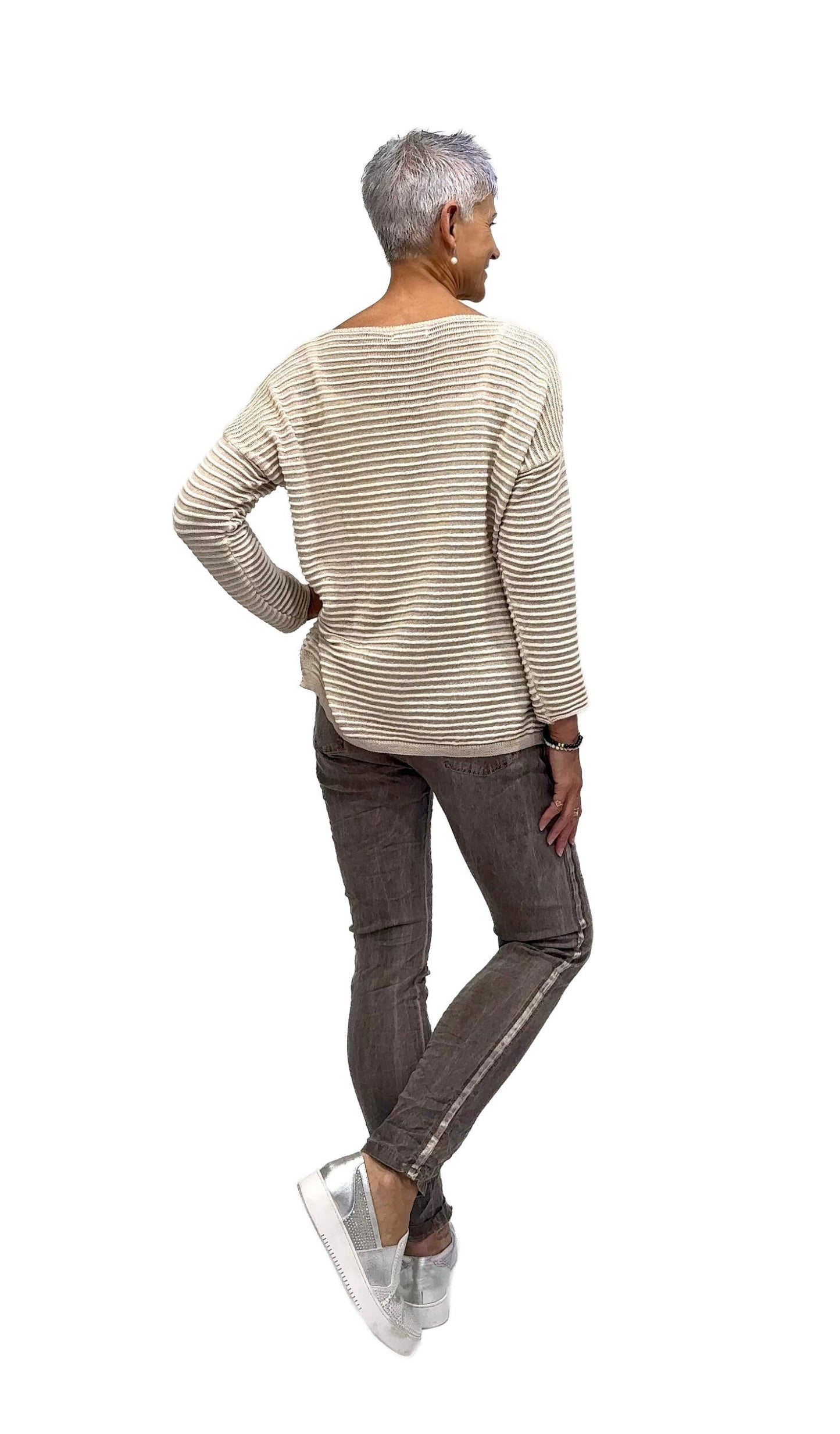 LA STRADA 65%VISCOSE 30%NYLON 5%ELASTANE TAPE PANTS