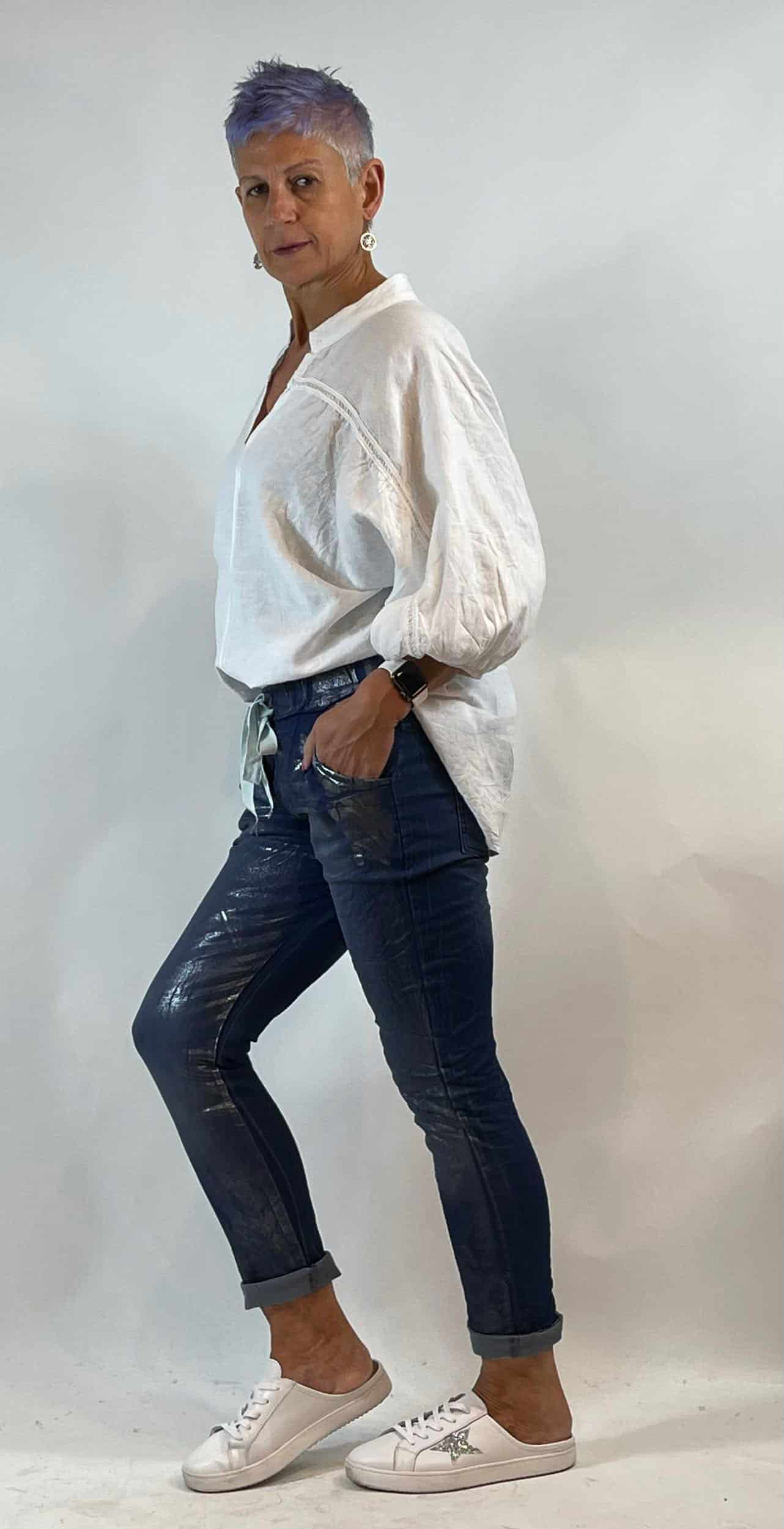 La Strada Cotton Polyester Elastane Animal Print