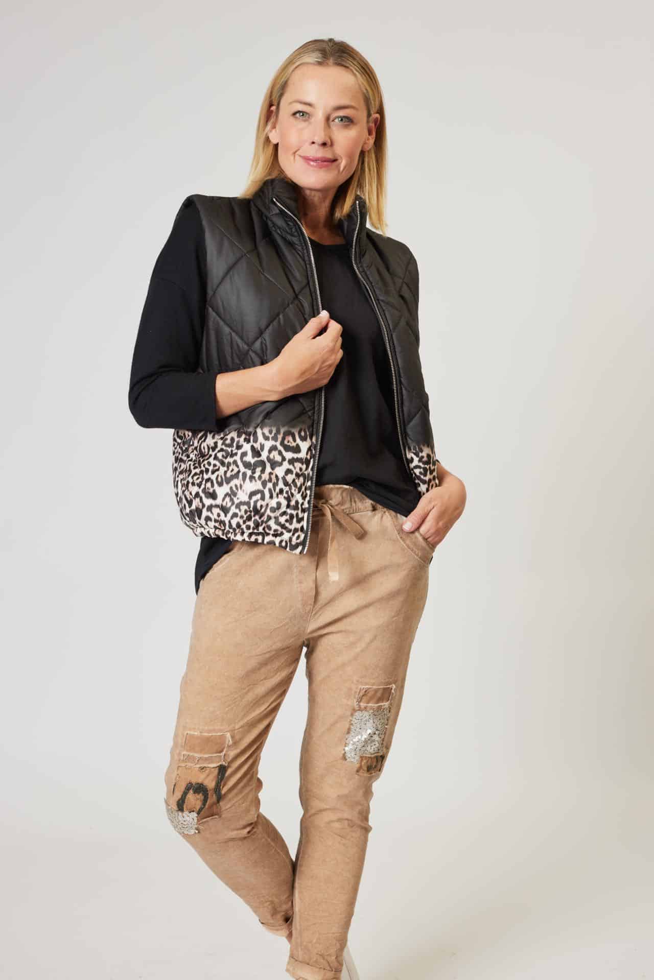 La Strada Polyester Puffer Vest