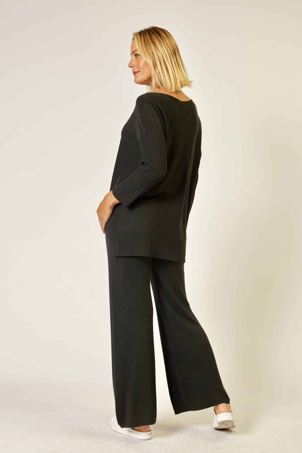 La Strada Micro Modal Acrylic Knitted Top