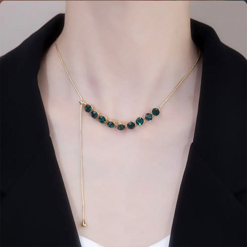 Jade Elegance Collar Chain